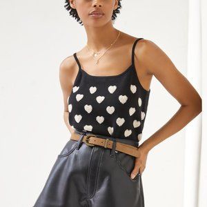Maeve Knit Polka Dot Tank